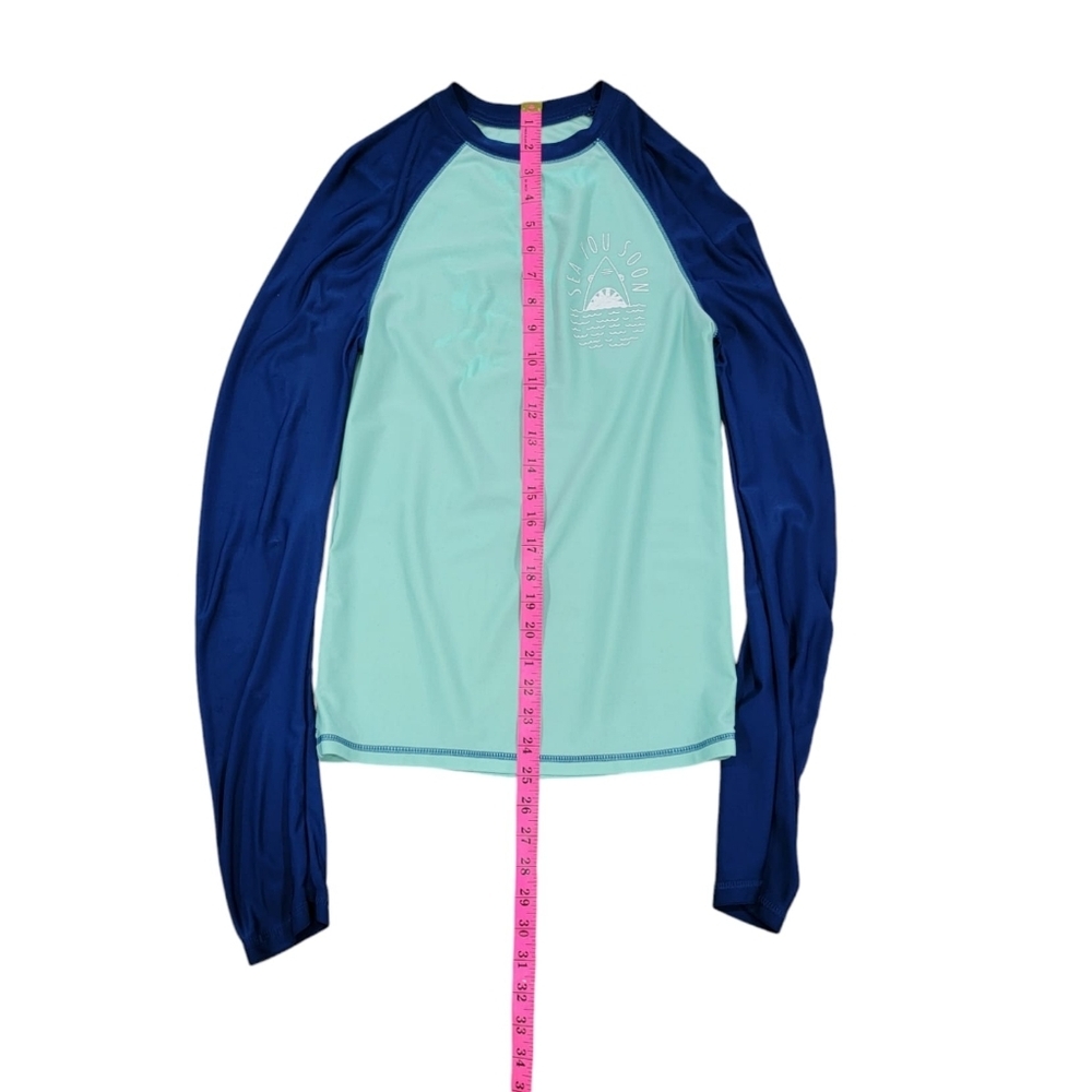 (B) Blue/Blue Swim Shirt - Picture 4 of 7